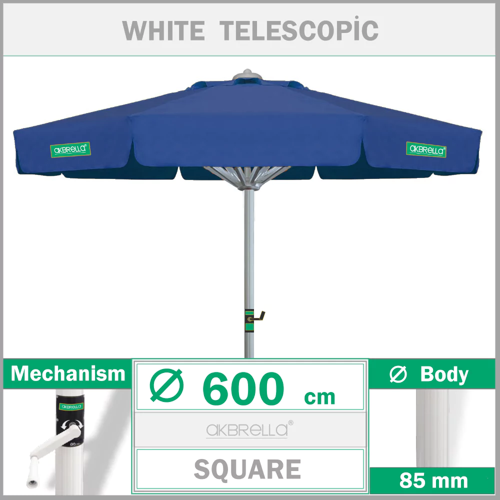 Чадър за кафене 600 cm кръг