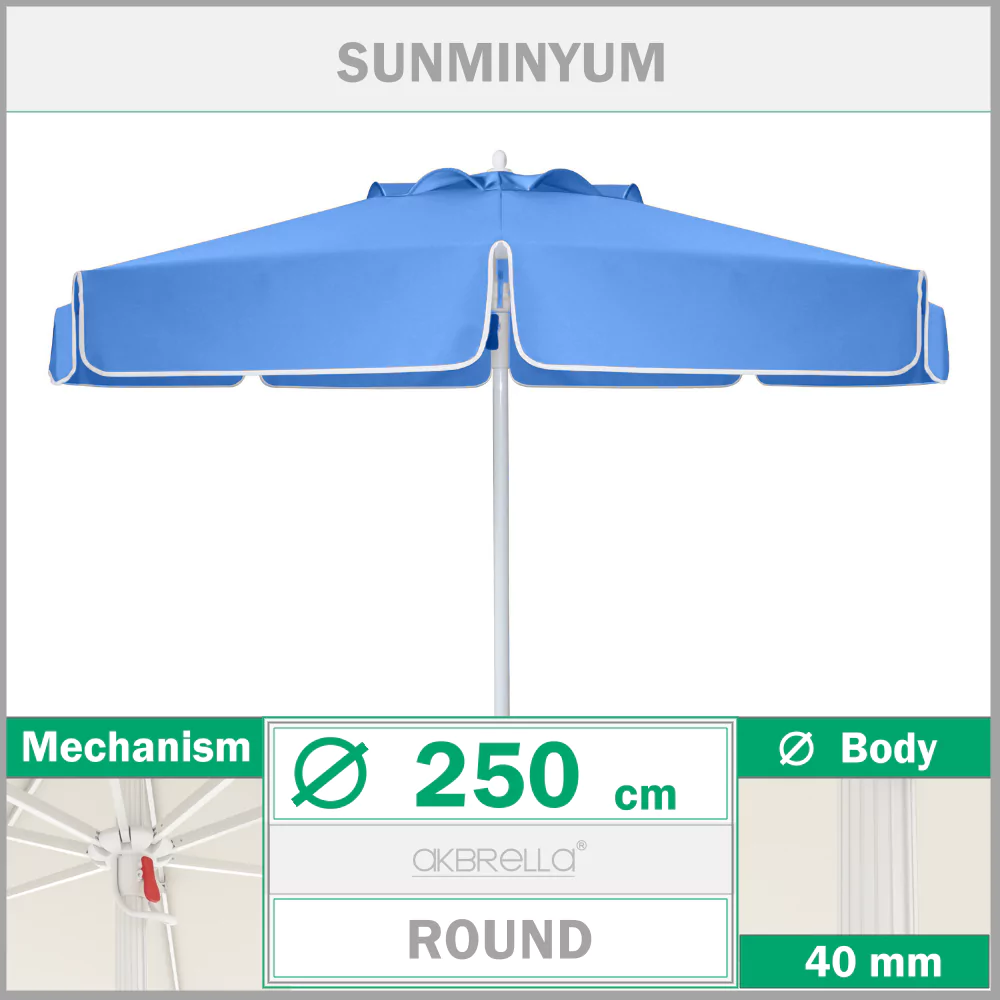 Чадър за басейн ø 250 cm Sunminyum