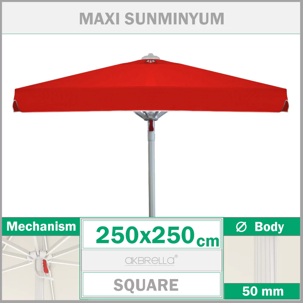 Poolschirm 250x250 Sunminyum Maxi