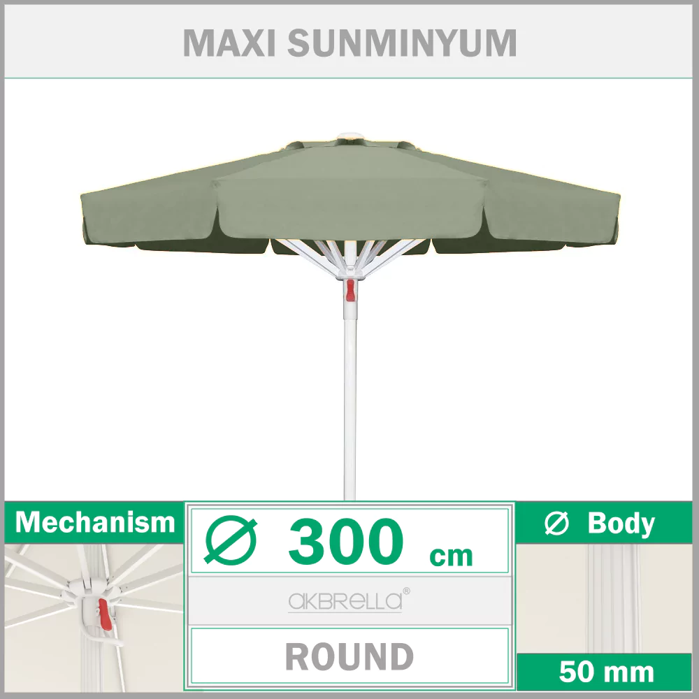 Poolschirm ø 300 Sunminyum Maxi