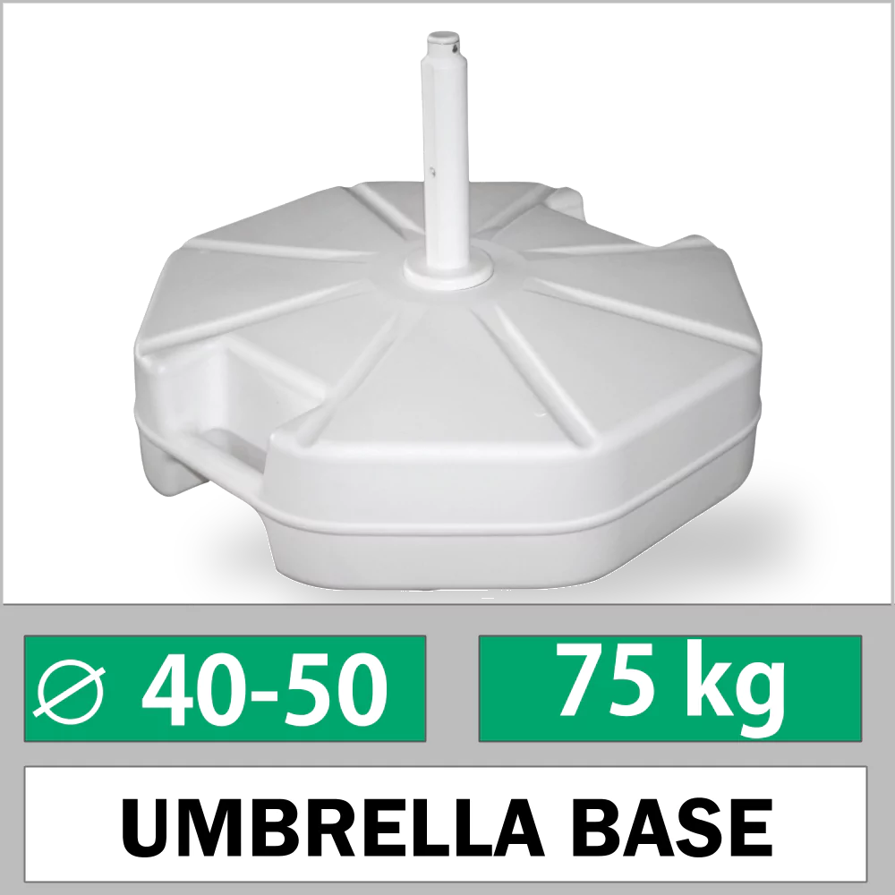 Garden umbrella base 75 kg