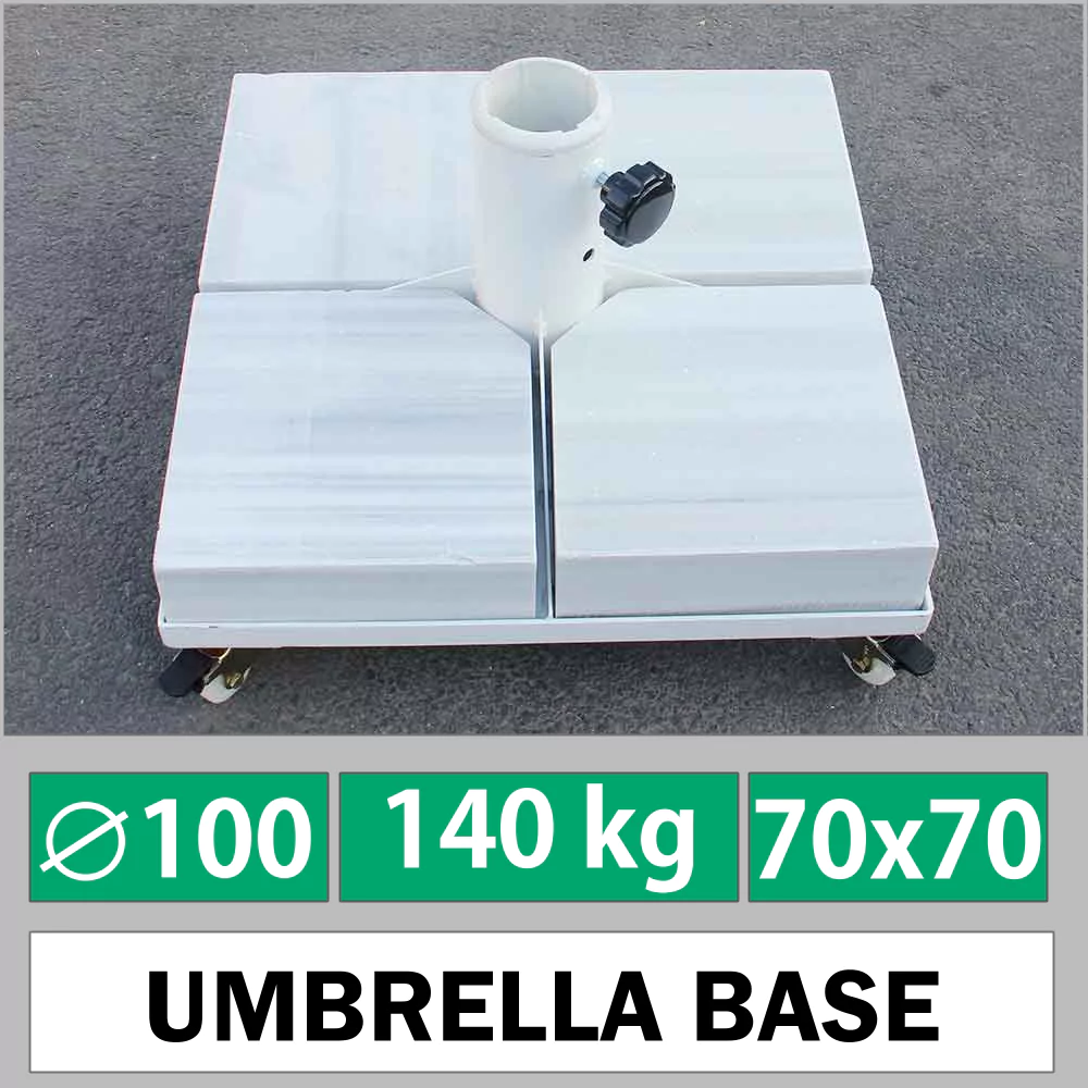 Garden umbrella base 140 kg