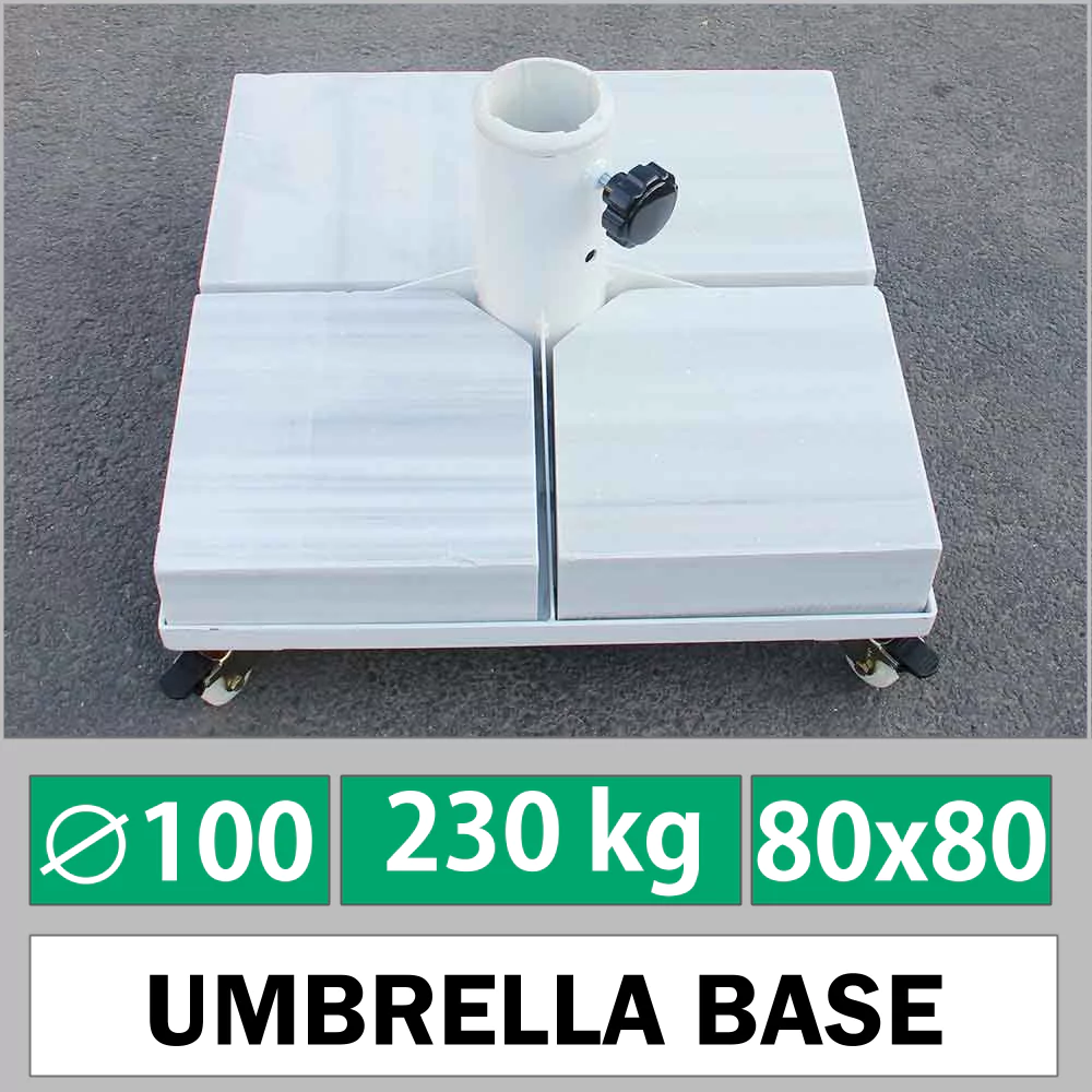 Garden umbrella base 230 kg