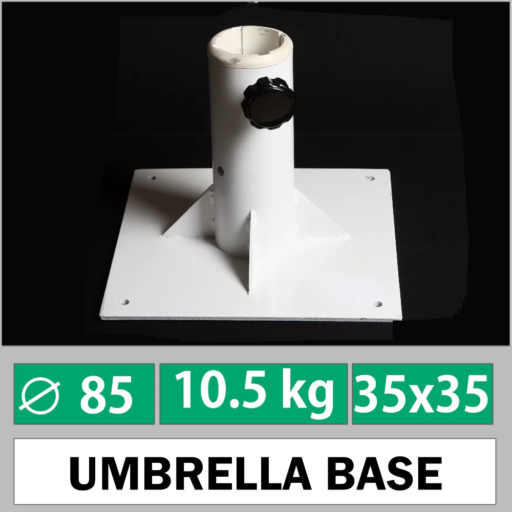 Garden umbrella base çelik