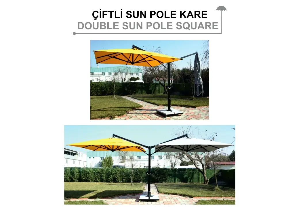 Double Garden Umbrella