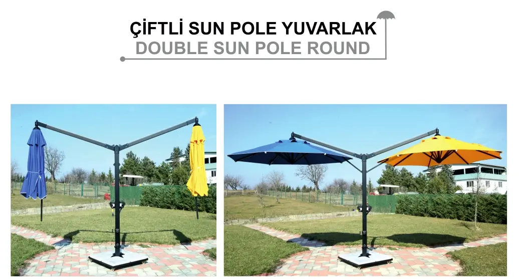 Double Garden Umbrella