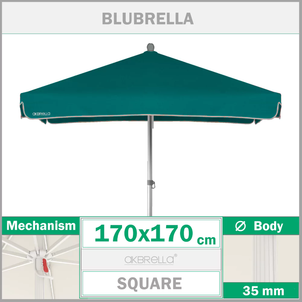 Parapluie de piscine 170x170 cm Brubella