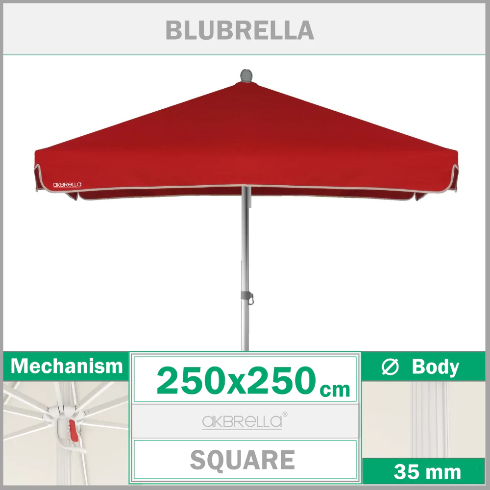 Parapluie de piscine 250x250 cm Brubella