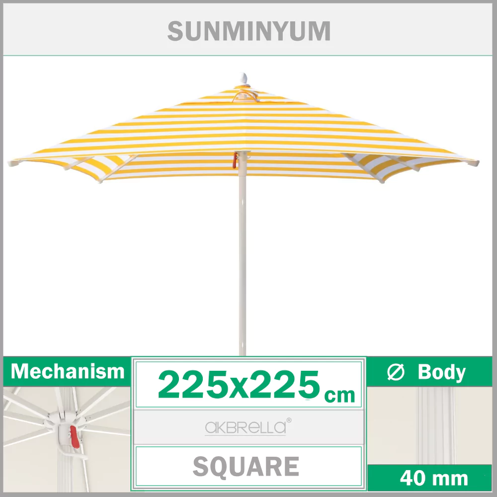 Parapluie de piscine 225x225 cm Sunminyum