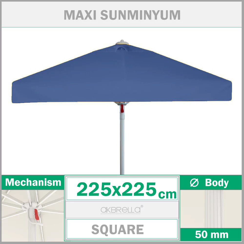 Parapluie de piscine 225x225 Sunminyum Maxi