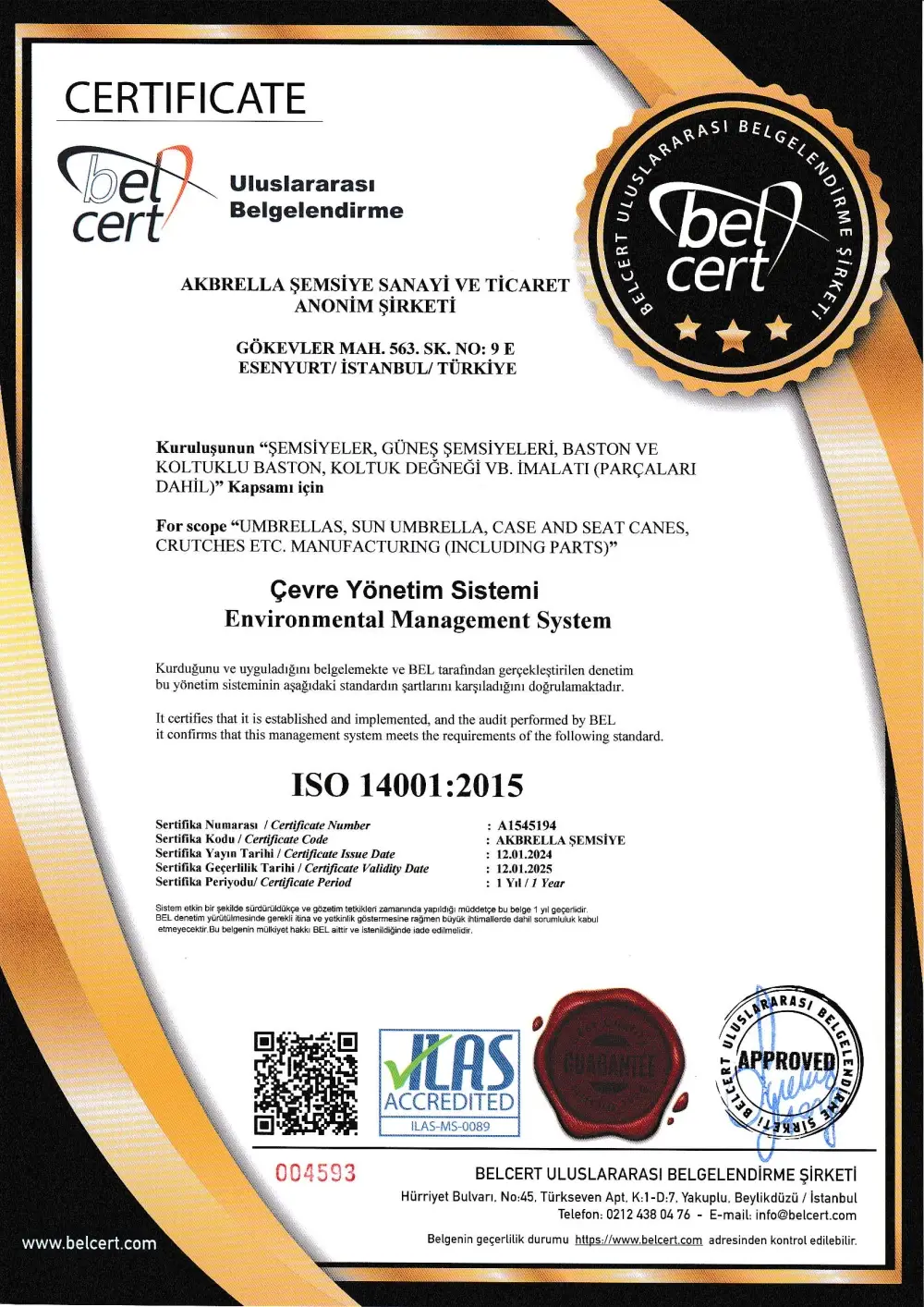 ISO 14001: 2015