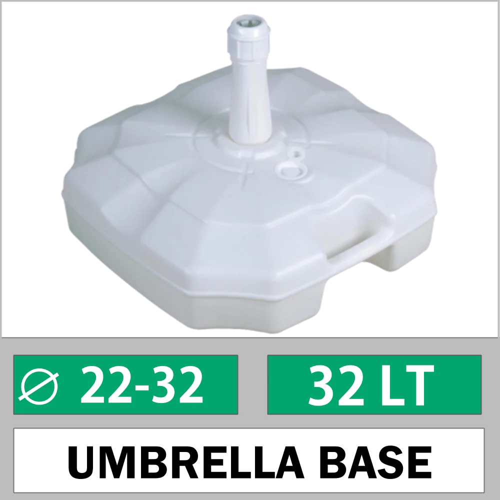 Base de parasol de jardin 32 LT