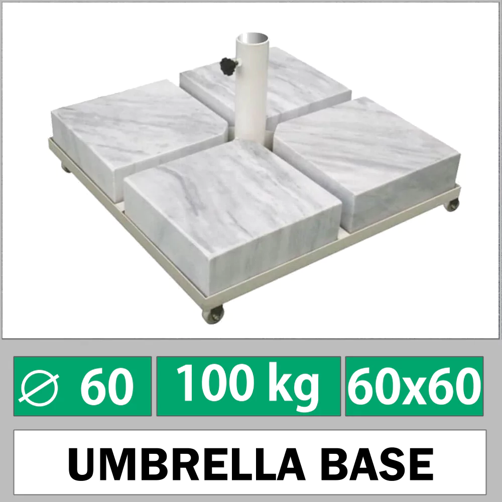 Base de parasol de jardin 100 kg