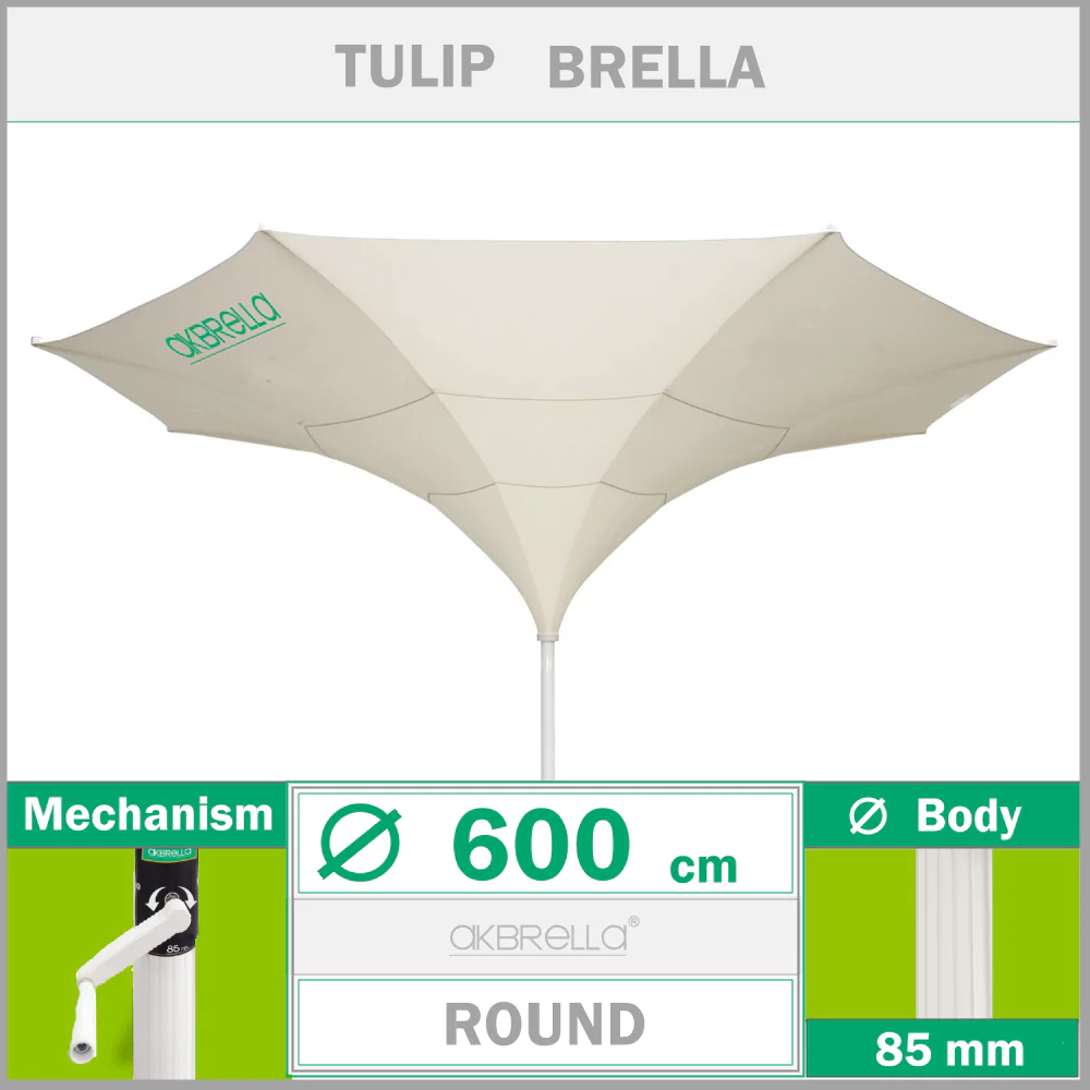 Қызғалдақ қолшатыры 600 cm Tulip