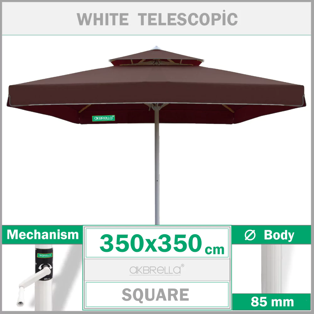 350x350 umbrelă ultra telescopică