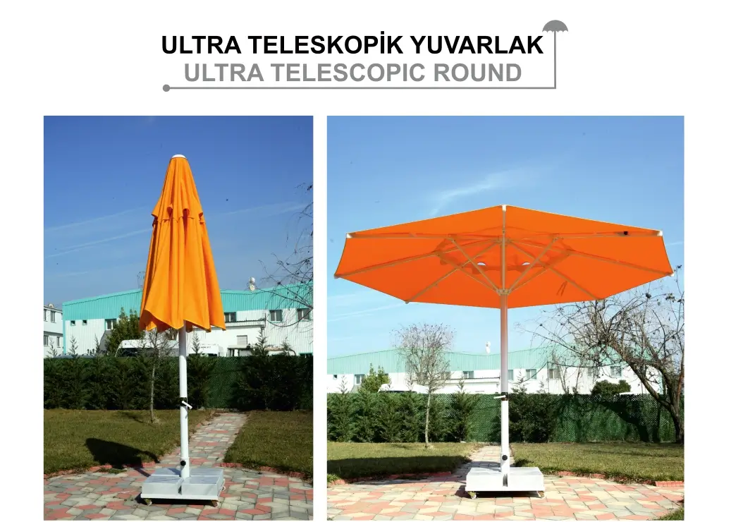 Umbrelă telescopică de 85 mm